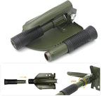 Mini Folding Camping Shovel, Lightweight Portable Small Tactical Survival Shovel, High Carbon Steel Military Shovel Entrenching Tool for Outdoor, Hiking, Digging, Backpacking, Car Emergency, Off Road