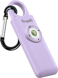 Thopeb–The Original Personal Safety Alarm for Women Self Defense – Elders & Kids Self Defense Keychain Siren – 135dB Loud Siren Bird Sound – Cute Key Chains Protection (Purple)