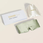ZIMASILK 100% 22 Momme Mulberry Silk Sleep Mask - Full Silk Filled, Ultra-Soft & Breathable, Face-Hugging Blackout Eye Cover for Sleeping (Sage Green)