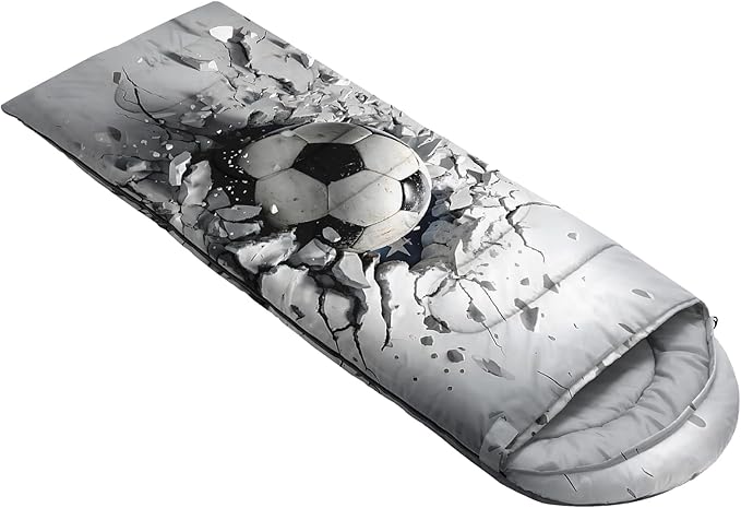 QOOMO Animals Camping Sleeping Bags,3 Season Warm & Cool Weather,Lightweight,Waterproof Sleeping Bags for Adults & Kids,Traveling,and Outdoors,Camping Gear Equipment