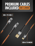 ToughTested 24,000 mAh Fast Charging Solar Power Bank, Portable Solar Charger External Battery Bank | LED Flashlight, IP67 Waterproof, Dustproof, Shockproof for Camping, Travel & Emergency Use