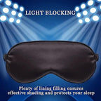 Silk Sleep Mask for Side Sleeper,Eye Mask for Sleep, Real Natural Pure Mulberry Silk Eye Cover, Blocks Light Skin-Friendly & Lightweight Reduces Puffy Eyes for Women Men