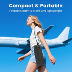 Omnpak Airplane Foot Rest, Foot Hammock for Plane Travel Perfect Airplane Footrest to Relax Your Feet Comfy Foot Hanger Desk Foot Hammock