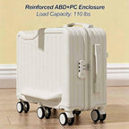 Ride-on Luggage for Kids, Children's Trolly Case with 6-Spinner Wheels & Retractable Cup Holder, Suitcase Stroller, Hardshell Carry On Suitcase(Yellow,22in)