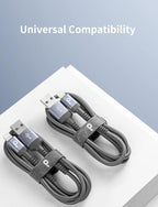 Lightning Cable 3ft 2Pack, [Apple MFi Certified] iPhone Charger Cable Nylon Braided Charging Cord Compatible with iPhone 14/13 / 12/11 / Pro Max/X/Xs Max/Xr /8 Plus/ 7 Plus/ 6S Plus / 6 Plus/iPad
