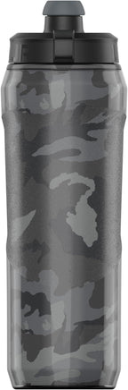 Under Armour UA 28oz Playmaker Squeeze Insulated 2 Black Steel Camo OSFA