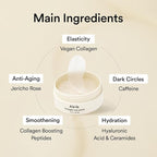 Abib Eye-Deal Eye Care Kit | Vegan Collagen Eye Patch, Non-animal Collagen Eye Cream | Puffy Eyes and Dark Circles, Anti-Wrinkle | Gifts for Women (Under Eye Care Duo)