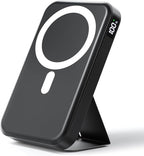 Magnetic Portable Charger, 10000mAh Wireless Power Bank with 20W USB-C Fast Charging, Foldable Stand & LED Display Magnetic Battery Pack, Compatible with iPhone 17/16/15/14/13 All Series