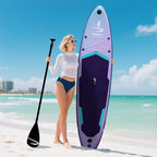 11”32“6 Premium Inflatable Stand Up Paddle Boards with Durable SUP Paddle Board Accessories Wide Stable Design Includes Backpack Required Parts Non-Slip Comfort Deck for Youth & Adults