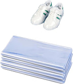 100-Pack Shoe Shrink Wrap Bags - 11x18 Inches Sneaker Heat Shrink Wrap for Men & Women - Shoe Organizer Bags to Prevent Sole Yellowing & Keep Dust Away (100) (shoe bag-100PCS)