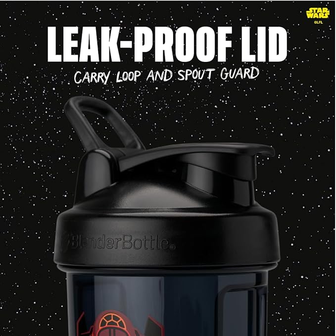 BlenderBottle Star Wars Shaker Bottle Pro Series Perfect for Protein Shakes and Pre Workout, Join the Dark Side, 28-Ounce