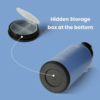 BOTTLE BOTTLE 32oz Insulated Water Bottle Stainless Steel Sport Water Bottle with Straw Dual-use Lid Design for Gym with Pill Box