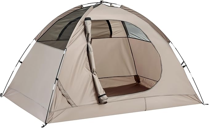 Spacious Waterproof 2-Person 3-Season Tent with Big Rain Fly – Versatile Outdoor Camping Tent for Hiking, Backpacking, and Festivals – Easy Setup & Durable Design