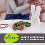 TECEUM 5/32" Paracord Rope 1000 – 1000ft / 200ft / 100ft / 50ft – Tactical Parachute Cord 4mm – 45+ Colors – Nylon String for Survival & Camping Gear – Stripe Cord for Survival – Utility Rope