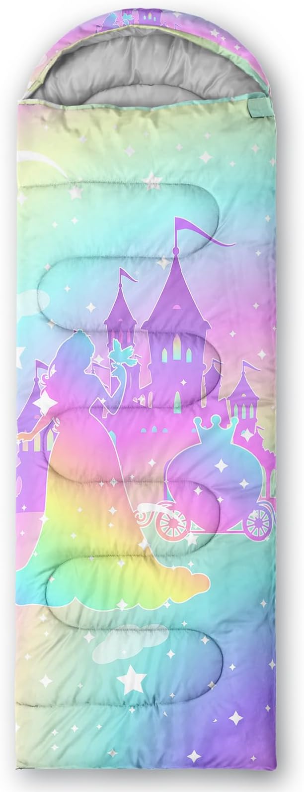 Axolotl Unicorn Sleeping Bag for Kids Boys Girls–Lightweight Warm Cold Weather Sleeping Bags,Waterproof Portable Sleeping Bag with Compression Sack for Camping Backpacking Outdoor Indoor