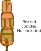 Gogoku First Aid Pouch 1000D Nylon Tactical Molle Tear Away Medical Pouch Empty Utility Pouch for Outdoor Activities Medical Supplies Camping Hiking Travel,Bag Only