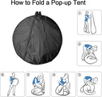 Pop Up Tent Upgrade Privacy Shower Tent Portable Outdoor Sun Shelter for Toilet Camping Biking Beach with Carry Bag