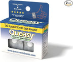 Three Lollies Queasy Wrist Bands - Natural Non-Drowsy Nausea Relief & Sickness Prevention - Travel & Motion Sickness - Relief from Nausea - Gray - 1 ct (2 Wrist Bands)