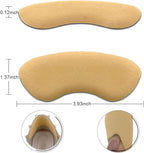 Dr. Foot’s Heel Grips for Men and Women, Self-Adhesive Heel Cushion Inserts Prevent Heel Slipping, Rubbing, Blisters, Foot Pain, and Improve Shoe Fit - 2 Pairs(Khaki)