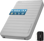 KingCamp 6" Thick Self-Inflating Camping Sleeping Pad, 4-Season Outdoor Sleeping Mat, Waterproof & Durable, Fast Inflation, Ideal for Camping, Hiking, Car, Tent