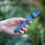 FULL WINDSOR - MAGWARE Magnetic Camping Cutlery Set - Travel Utensils for Camping, Cooking, and Outdoor Dining - Knife, Fork & Spoon - Portable Silverware with Pouch - Blue (3 PCS)