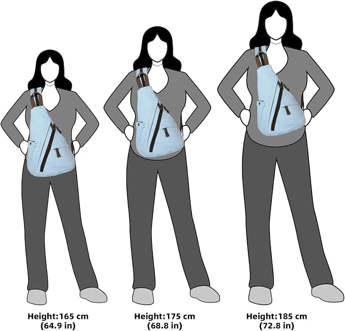 KL928 Canvas Sling Bag - Small Crossbody Backpack Shoulder Casual Daypack Rucksack for Men Women(Large Version)