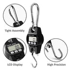 Digital Hanging Crane Scale 660LB/300KG， Deer Hunting Scales, Farm,Fishing, Fish, Meat，Game,Luggage Scale with Hold/Tare