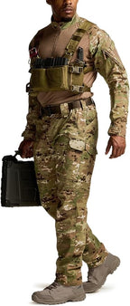 CQR Men's Tactical Pants, Water Resistant Ripstop Cargo Pants, Lightweight EDC Work Hiking Pants, Outdoor Apparel