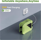 20PSI High Pressure Smart SUP Air Pump, 2025 New Rechargeable Battery-Powered, Intelligent Dual Stage Inflation & Deflation,Auto-Off for Stand Up Paddle Boards,Surfing Kite, Tent