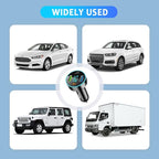 4 Ports Fast Car Charger,[Upgrade Voltmeter Display] PD+QC3.0+USB C Car Charger for 12-24V Cigarette Lighter Plug,Car Phone Charger Compatible with iPhone/Android/Samsung/iPad (QC3.0+Type-C+PD+2.4A)