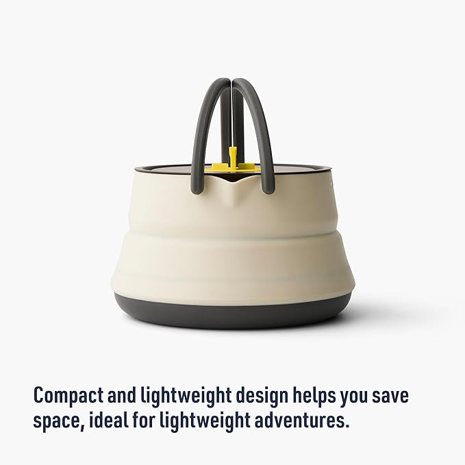 Sea to Summit Frontier Ultralight Collapsible Camping Kettle, 1.1 Liter