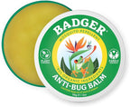Badger Bug Repellent Tin, Organic Deet-Free Mosquito Repellent with Citronella, Family Friendly Pleasant Smelling Insect Repellent, Easy to Use, 2 oz Tin