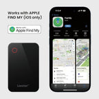 Ultra-Thin Bluetooth Tracker Card 2mm, Wallet Tracker, IP65 Waterproof Smart Tracker Works with Find My App, 24 Months Battery Life, for Luggage Wallets Backpacks,ect (iOS Only)