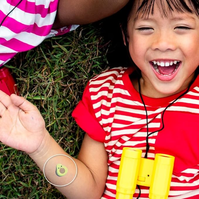 Hydrocolloid Itch Relief Patch, for Mosquitos, Ticks, Midges, Sandflies Bug bite Relief, Anti-Itch Patch with Aloe and Witch Hazel, Insect bite Relief, Kid-Friendly, Natural Fruit Theme