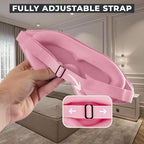 FlyHugz® 3D Travel & Home Sleep Mask | Ultra-Soft, 100% Light-Blocking Eye Mask for Deeper Sleep | Zero Eye Pressure, Adjustable Strap with Nose Bridge Design | Perfect for Travel and Insomnia