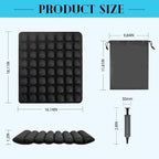 Airplane Seat Cushion for Long Flights, Inflatable & Portable Travel Cushion for Tailbone Pain Relief, Pressure Relief Car Seat Cushion for Office Chair and Wheelchair Use