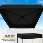 EAGLE PEAK Flex Compact 4x4 Pop-up Canopy Changing Room, Portable Privacy Dressing Room for Indoor Fashion Photoshoots, Camping, or Pool, Black