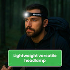 KODIAK LitezAll Rechargeable Micro Head Lamp - Compact Headlamp Rechargeable for Outdoor Activities - Lightweight Rechargeable Headlamp with Adjustable Strap - Ideal for Camping, Hiking, and Running