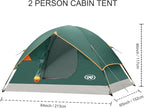 unp Camping Tent 2/3/4/6 Person Dome Tent, Easy to Set Up for Camping, Lightweight Camping Tent, Portable Camping Tent for Outdoor and Backpacking Beaches