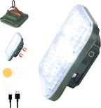 Rechargeable Camping Lantern 18000mAh Tent Light with USB Charging, Digital Display, Ultra Bright LED, Anti-Glare, IP63 Rainproof, Portable Flashlight for Outdoor & Emergency Use