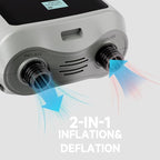 Paddle Board Pump, SUP Electric Air Pump, Deflation Function, Auto-Off, 12V DC Car Connector for Inflatable Stand Up Paddle Board, Kayaks, Boats, Inflators, Paddleboards