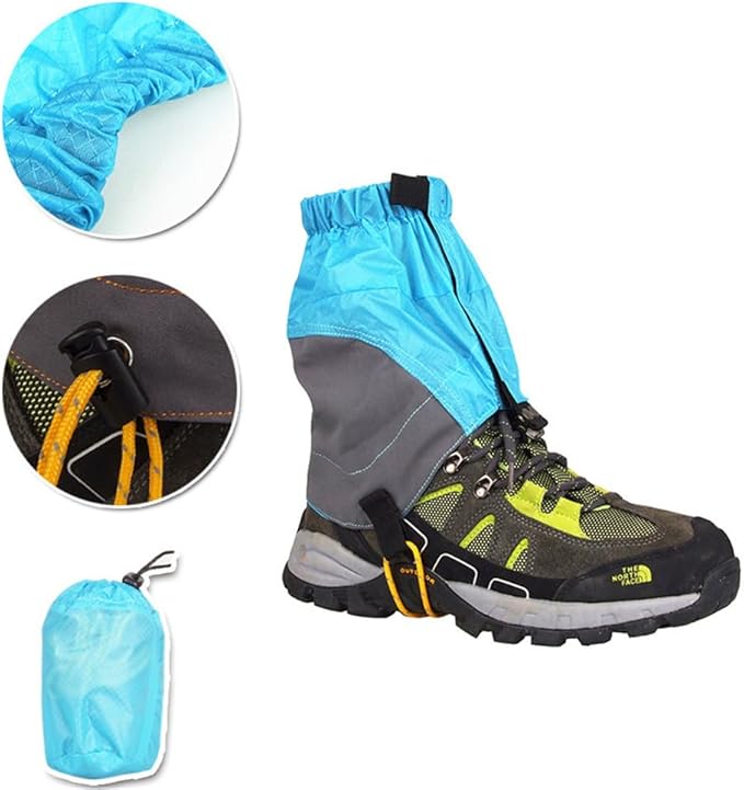 Waterproof Gators for Hiking Boots and Shoes Lightweight Adjustable Leg Gaiters for Men Women Gaiters for Hiking Snowshoeing