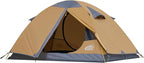 2 Person Backpacking Tent, Waterproof Windproof Two Person Tent, Lightweight Easy Setup 2 Man Tent for Camping Hiking Cycling