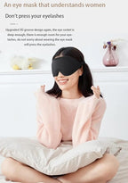 3D Air Bag Sleep Mask, Luxury Sleep mask for Back and Side Sleepers, 100% blockout Light, Sleep mask for Men and Women, Zero Eye Pressure, Breathable and Soft Eye Shade Cover.