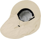 Sun Hat for Men Women with Neck Flap,UPF 50+ UV Protective Hiking Fishing Hats,Wide Brim Sun Hat for Women&Men