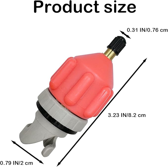 3pcs Sup Paddle Board Inflator Air Pump Adapter Adaptor Attachments for Inflatables Kayaks Boats Stand Up Paddleboard Valve Connector Accessories