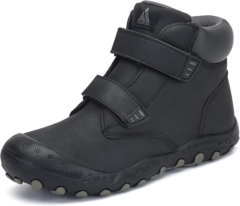 Mishansha Kids Hiking Boots Toddler Girls Boys Hiking Shoes Water-Resistant Anti-Collision Non-Slip Athletic Outdoor Trekking Boots