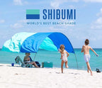 Shibumi Shade®, The Original Wind-Powered® Beach Canopy with Wind Assist Included, Provides 150 Sq. Ft. of Shade, Compact & Easy to Carry, Sets up in 3 Minutes