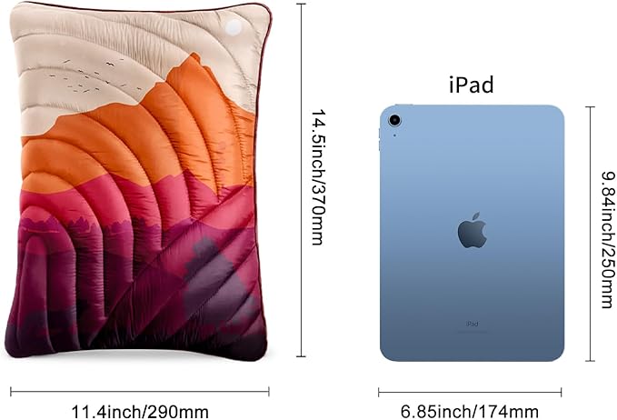 Camping Pillow,Supportive Compressible Travel Pillow Large Size Lightweight Camp Pillow with Storage Bag for Camping,Hiking,Backpacking,Airplane