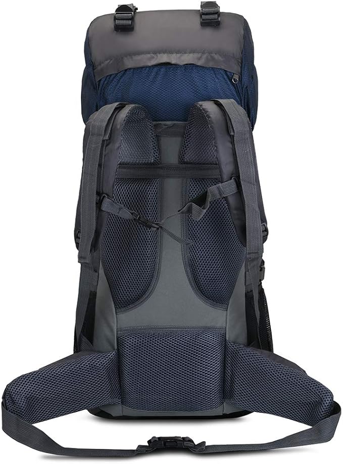 Bseash 60L Internal Frame Waterproof Hiking Camping Backpack with Rain Cover, Large Outdoor Sport Travel Daypack Rucksack